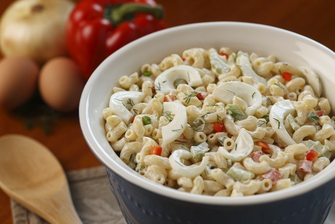 Macaroni egg salad