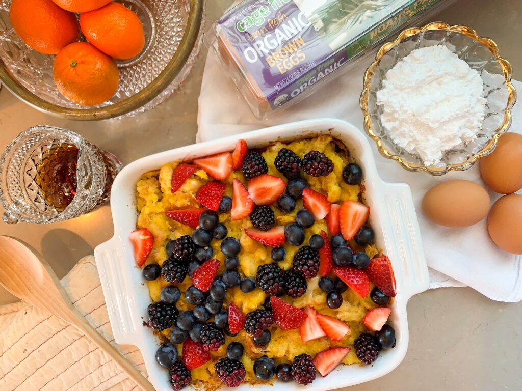 French Toast Bake with Berries