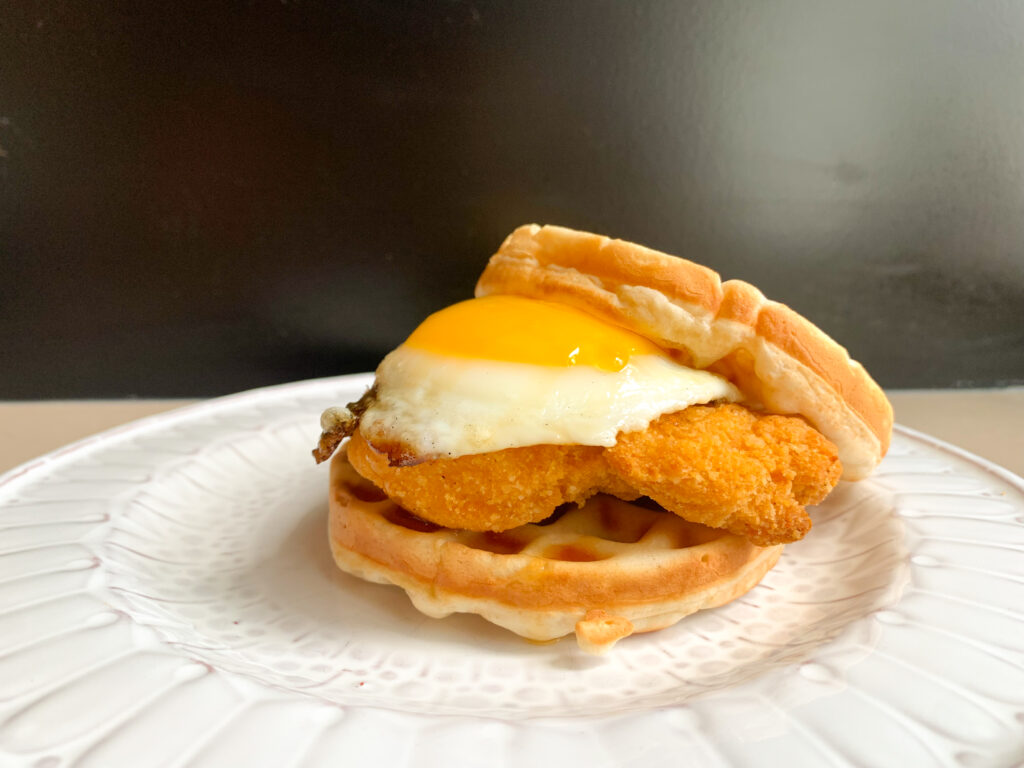 souther chicken waffle sandwich