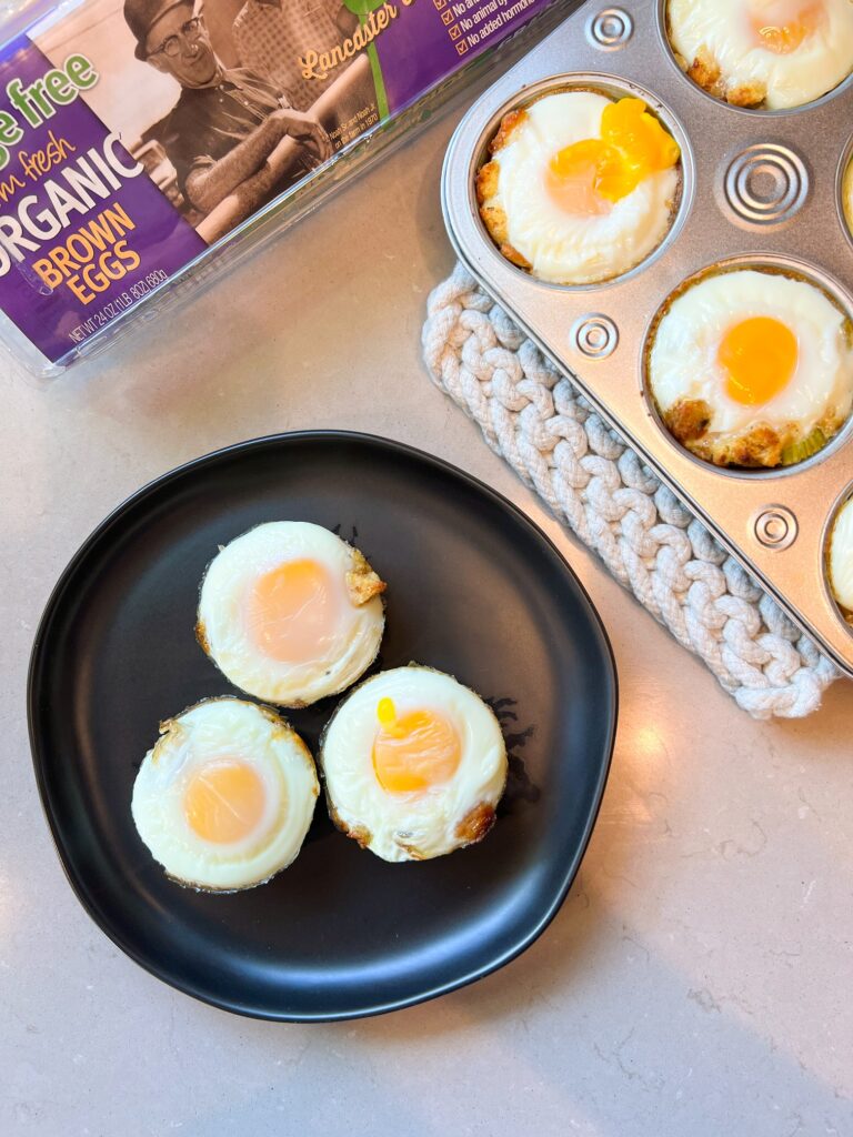 Leftover Stuffing Egg Cups