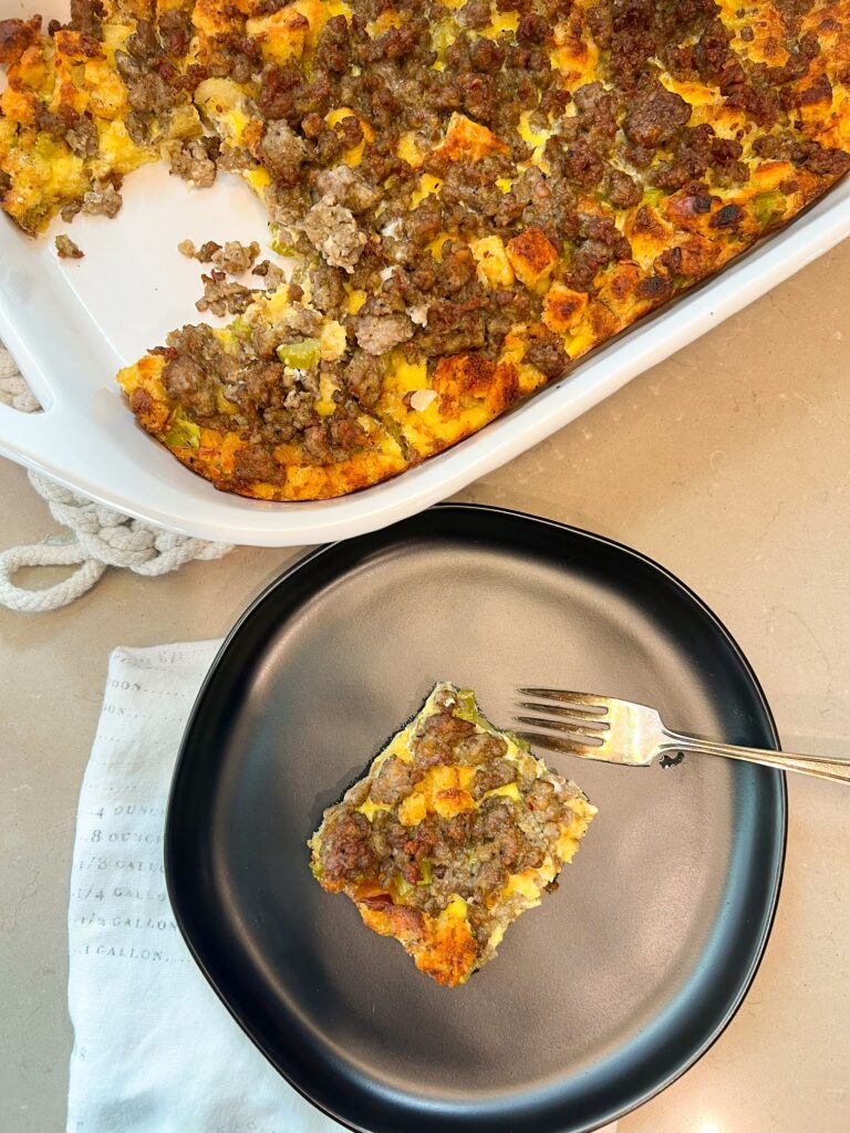 Thanksgiving Leftover Breakfast Casserole