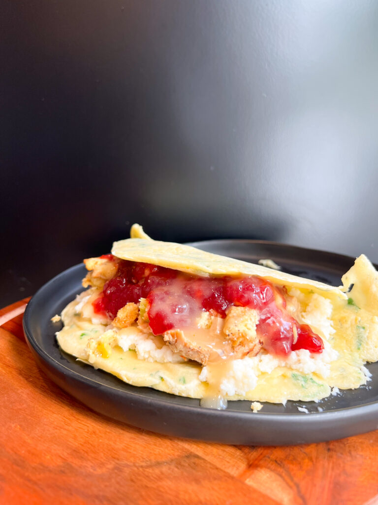 Thanksgiving Leftovers Crepes