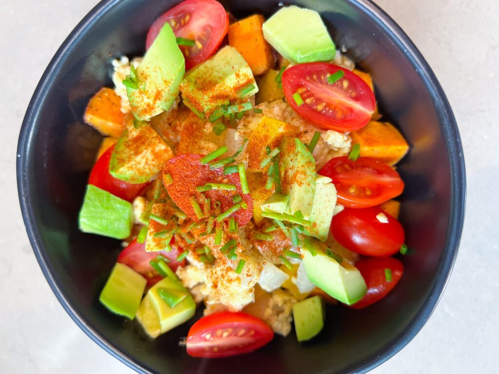 Sweet Potato Avocado Breakfast Bowl