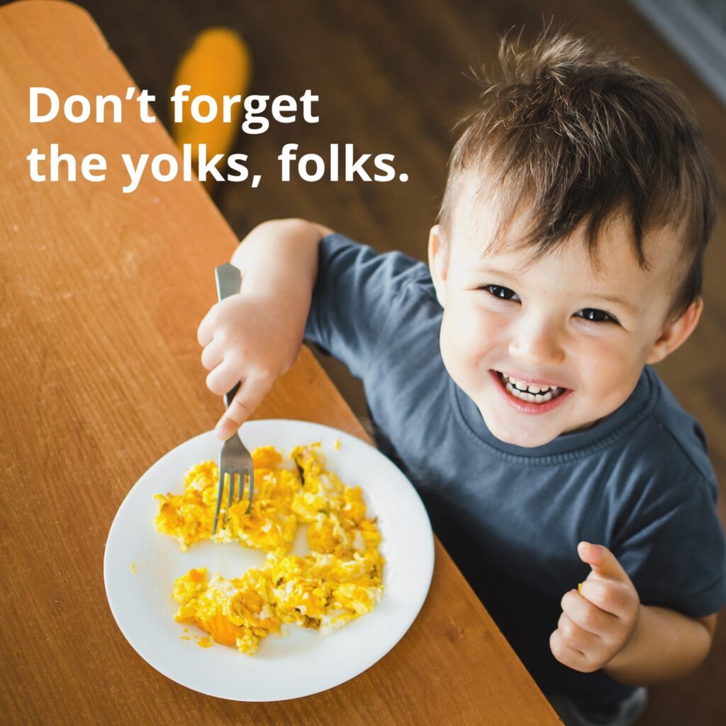 Don't Forget the Yolks Folks